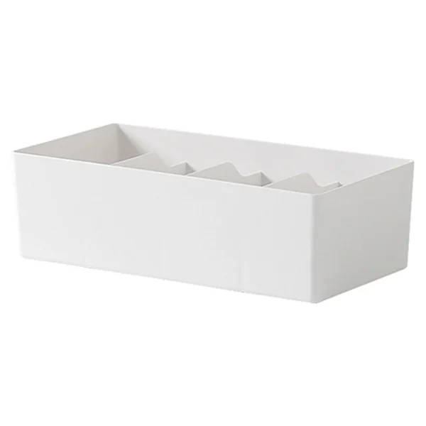 Organizador De Cajón Simple Blanco Organizafácil Con Divisores Internos